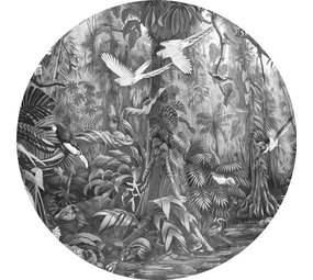 KEK Amsterdam Papier peint paysages tropicaux cercle SC-006 - ø 142,5 cm KEK Amsterdam Papier peint paysages tropicaux cercle SC-006 - ø 142,5 cm