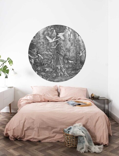 KEK Amsterdam Papier peint paysages tropicaux cercle SC-006 - ø 142,5 cm