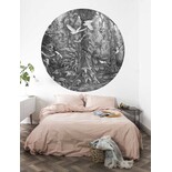 KEK Amsterdam Tropical landscapes wallpaper circle CK-006 - ø190cm KEK Amsterdam Tropical landscapes wallpaper circle CK-006 - ø190cm