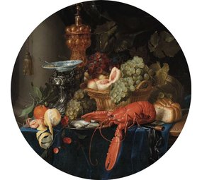 KEK Amsterdam Cercle de papier peint Homard CK-014 - ø190cm KEK Amsterdam Cercle de papier peint Homard CK-014 - ø190cm