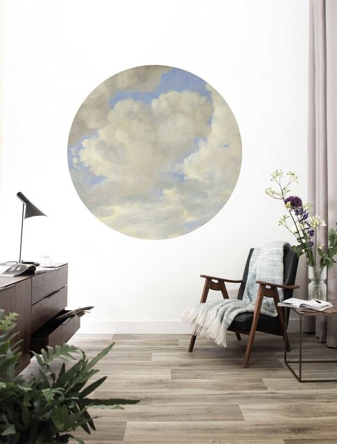KEK Amsterdam Golden age clouds behangcirkel SC-080 - ø 142,5 cm