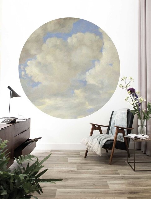 KEK Amsterdam Papel pintado golden age nubes círculo CK-080 - ø 190cm