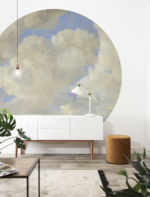 KEK Amsterdam Golden age clouds behangcirkel BC-080 - ø 237,5 cm