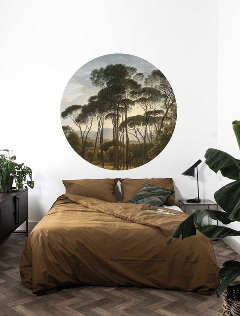 KEK Amsterdam Guldålders landskap tapetcirkel SC-011 - ø 142,5 cm