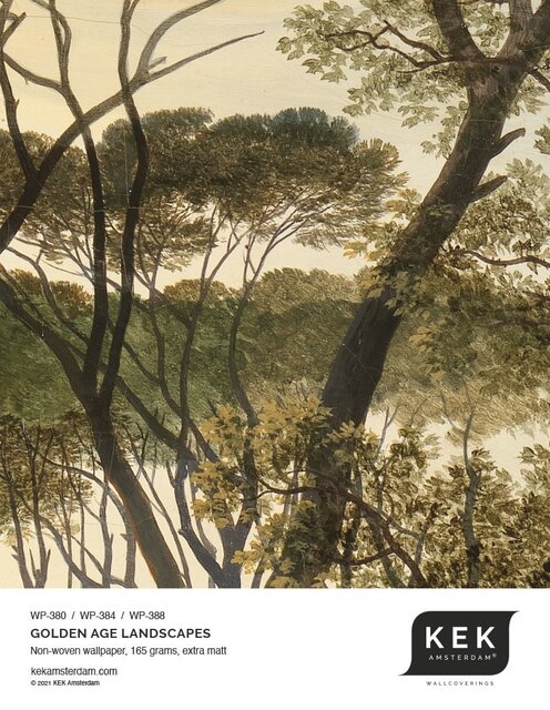 KEK Amsterdam Golden age landscapes wallpaper circle CK-011 - ø190cm