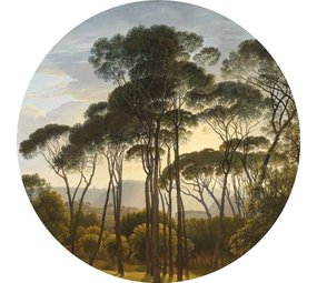 KEK Amsterdam Cercle de papier peint paysages de l'âge d'or BC-011 - ø237,5 cm KEK Amsterdam Cercle de papier peint paysages de l'âge d'or BC-011 - ø237,5 cm
