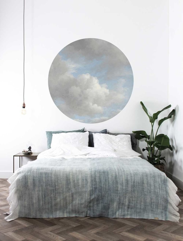 KEK Amsterdam Golden age clouds behangcirkel SC-007 - ø 142,5 cm