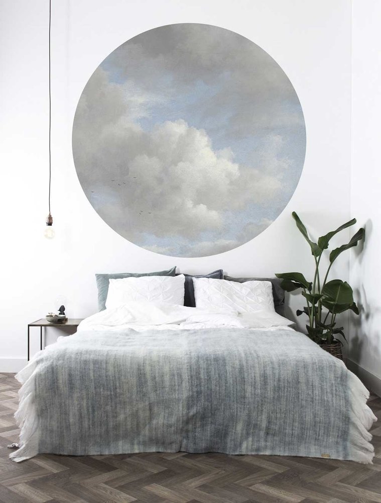 KEK Amsterdam Golden age clouds behangcirkel CK-007 - ø190cm KEK Amsterdam Golden age clouds behangcirkel CK-007 - ø190cm