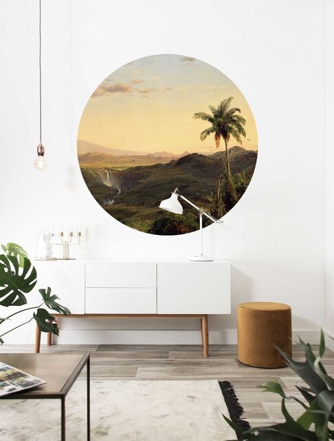 KEK Amsterdam Golden age landscapes wallpaper circle SC-073 - ø 142.5 cm