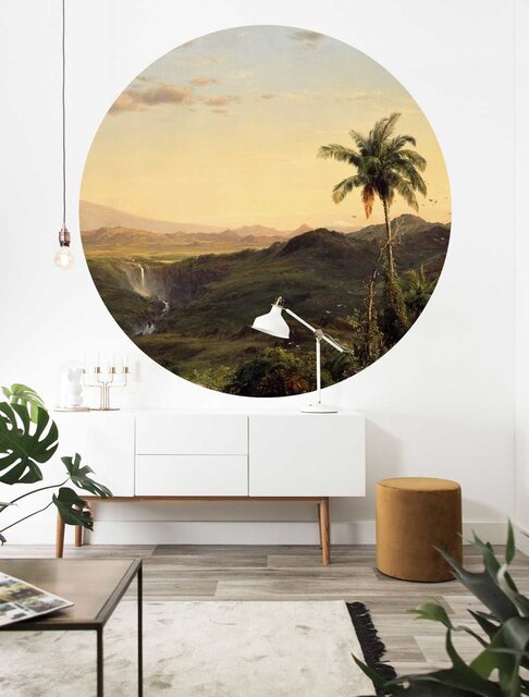 KEK Amsterdam Papel pintado con paisajes de la edad de oro círculo CK-073 - ø190cm
