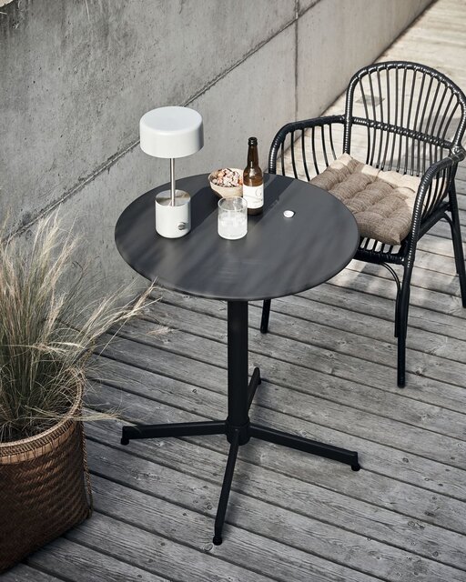 House Doctor Helo table round - black 210920703