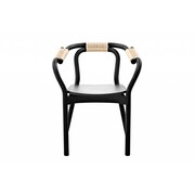 Normann Copenhagen Knot Stuhl Sitz schwarz Holz Normann Copenhagen Knot Stuhl Sitz schwarz Holz