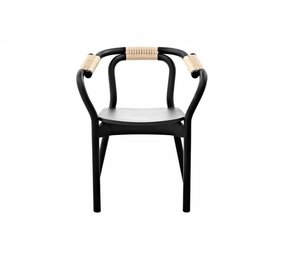 Normann Copenhagen Knot Chair sæde sort træ Normann Copenhagen Knot Chair sæde sort træ