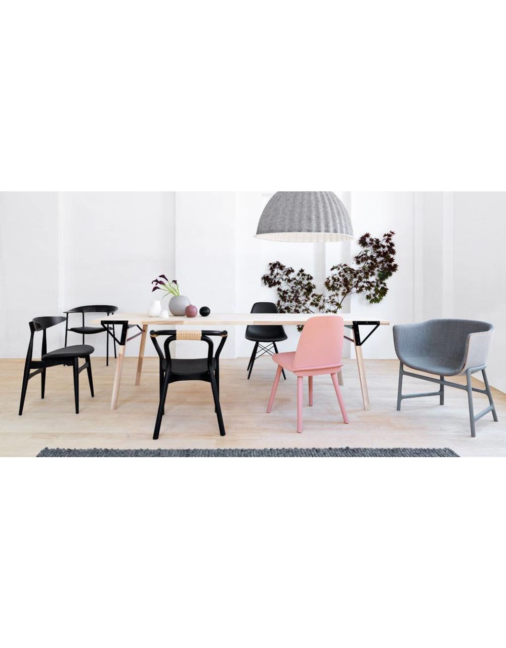 Normann Copenhagen Knot Chair black wood LIVING AND CO.