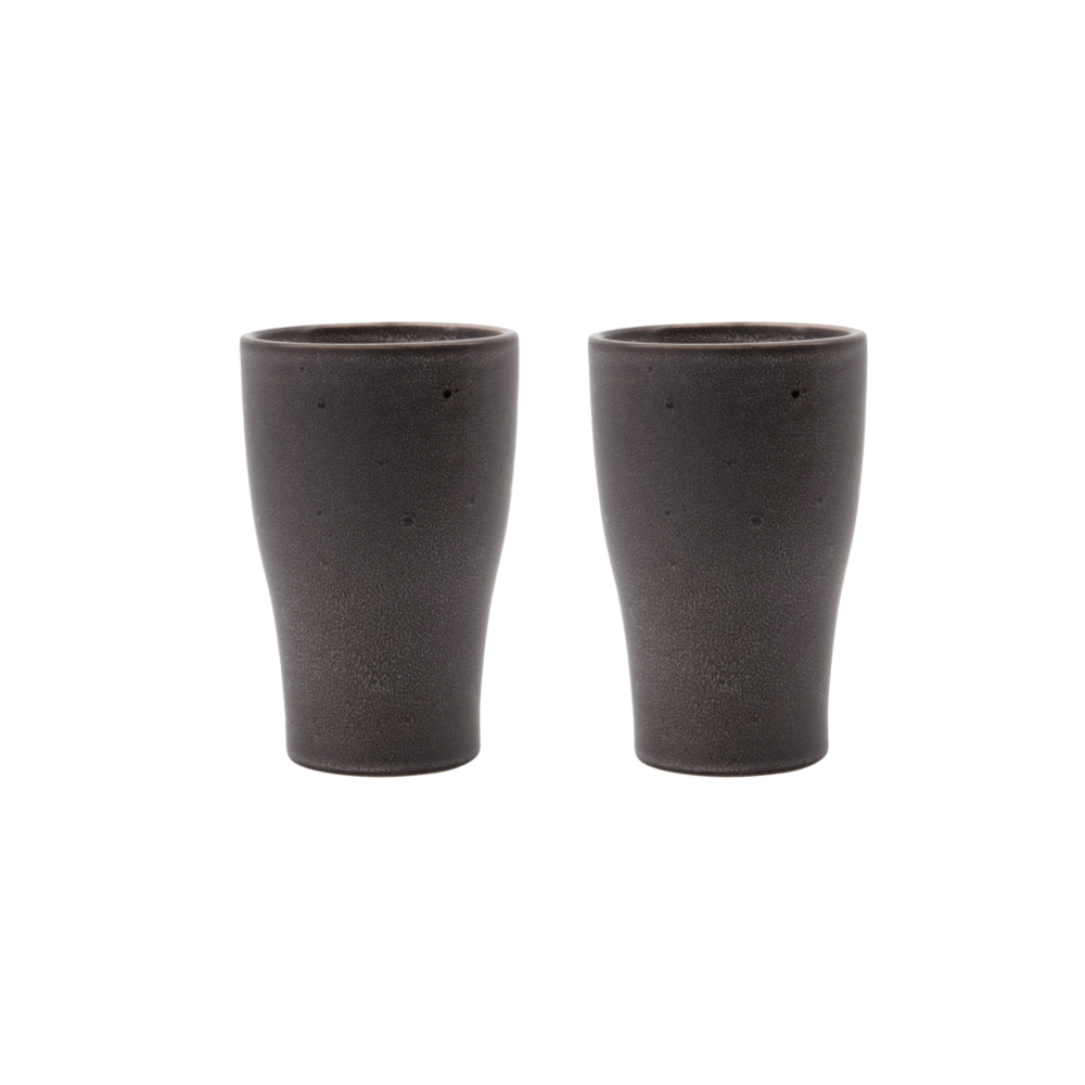 House Doctor Liss thermo mugs dark gray - set of 4 pieces 206262510