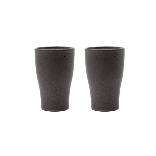 House Doctor Liss thermo mugs dark gray - set of 4 pieces 206262510