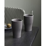 House Doctor Liss thermo mugs dark gray - set of 4 pieces 206262510