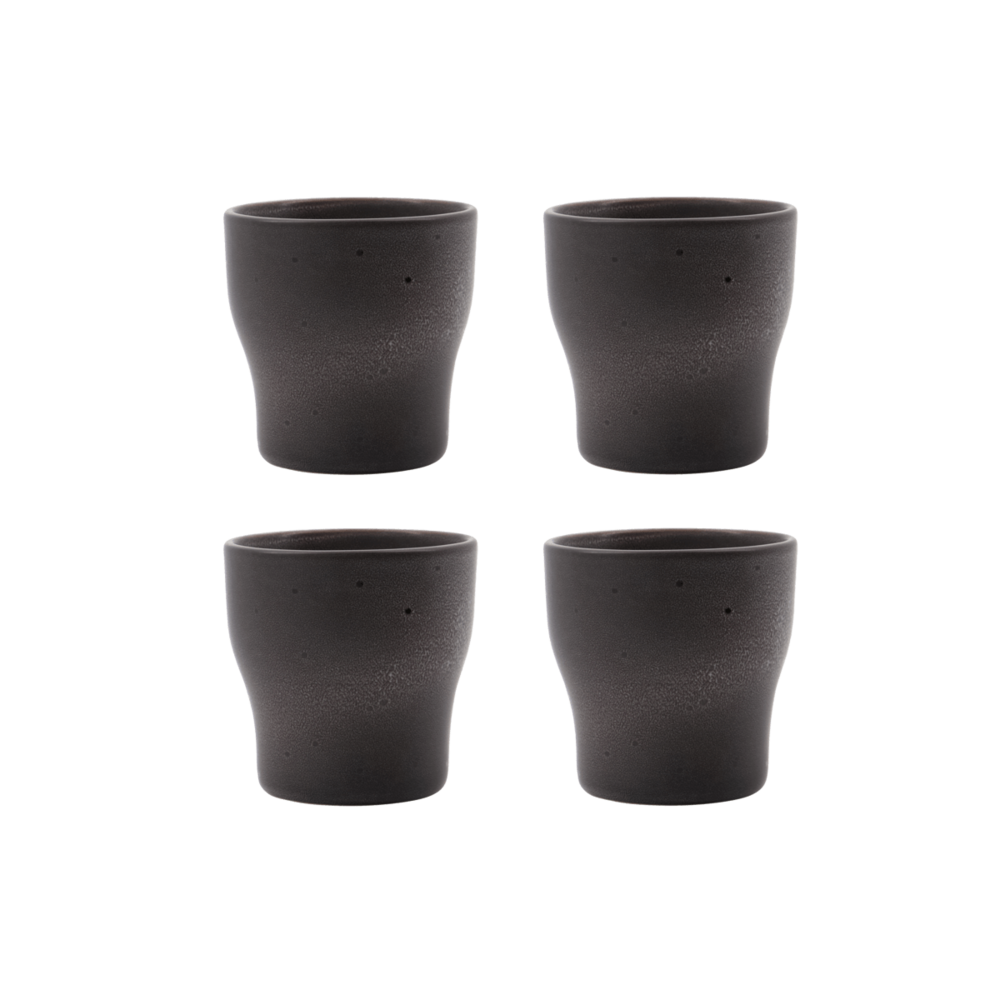 House Doctor Liss thermo mugs dark gray - set of 8 pieces 206262508 House Doctor Liss thermo mugs dark gray - set of 8 pieces 206262508