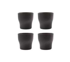 House Doctor Liss thermo mugs dark gray - set of 8 pieces