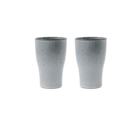 House Doctor Liss thermo mugs light gray - set of 4