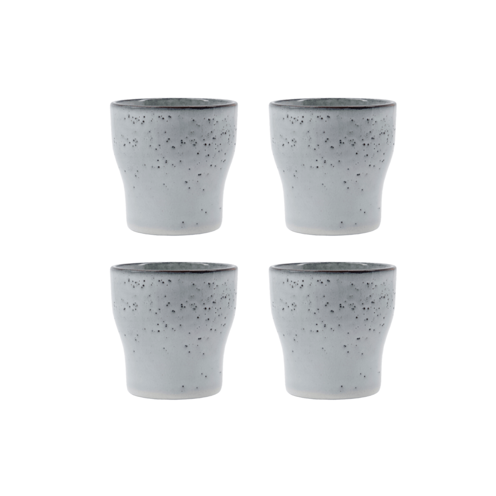 House Doctor Liss thermomokken lichtgrijs - set van 8 stuks 206262506 House Doctor Liss thermomokken lichtgrijs - set van 8 stuks 206262506