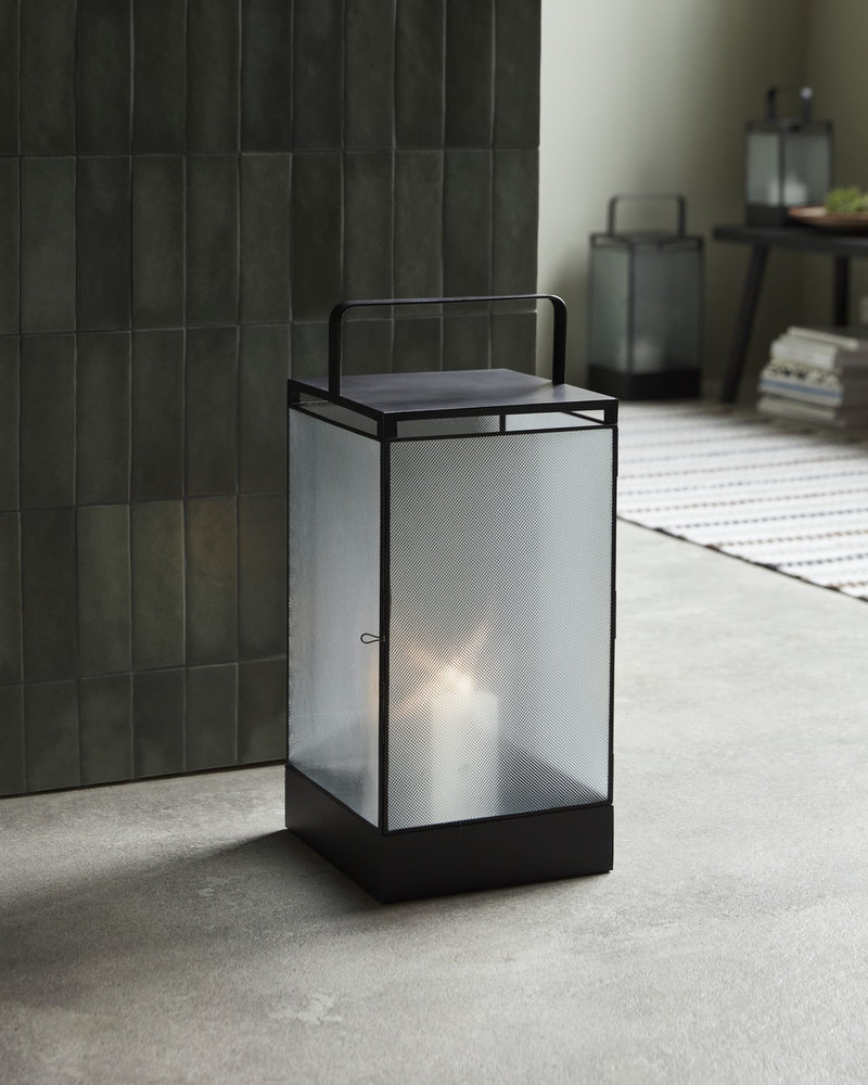House Doctor Blaze lanterne antiksvart H50cm - 203990705