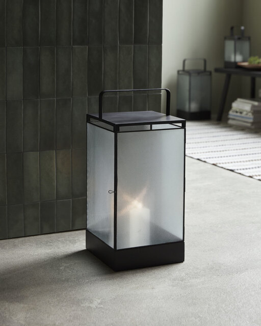 House Doctor Blaze lanterne antiksvart H50cm - 203990705