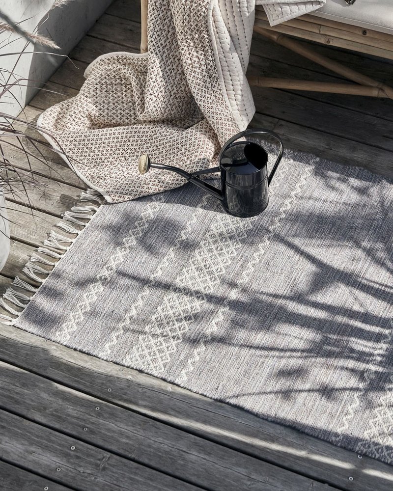 House Doctor Tapis Ciero gris clair 130x85cm - 205085021