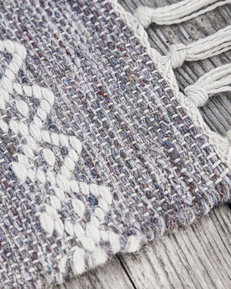 House Doctor Tapis Ciero gris clair 130x85cm - 205085021