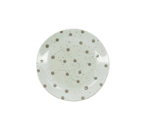 House Doctor Piatti Dots verde set da 6 pezzi