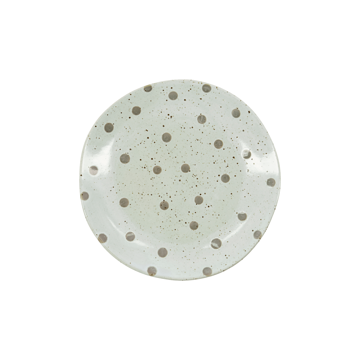 House Doctor Assiettes à pois vertes set de 6 pièces - 206260080