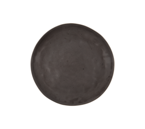 House Doctor Rustic dinner plates dark gray set of 6 pieces