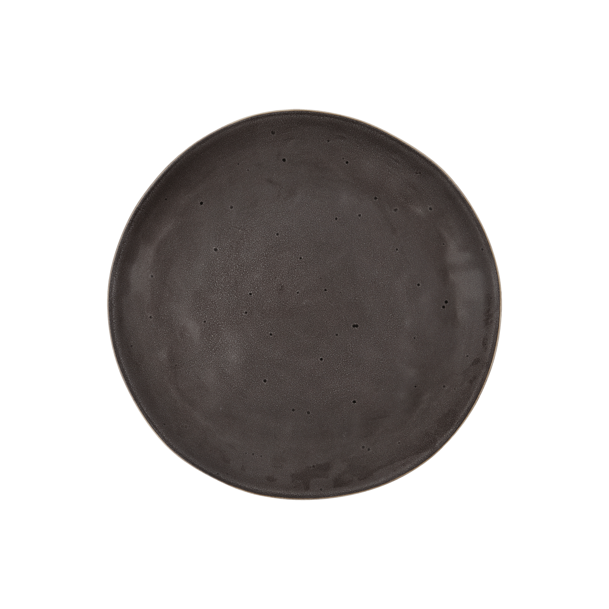 House Doctor Assiettes plates rustiques gris foncé set de 6 pièces - 206262500