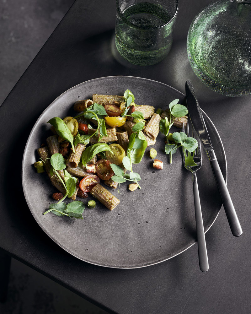 House Doctor Rustic dinner plates dark gray set of 6 pieces - 206262500