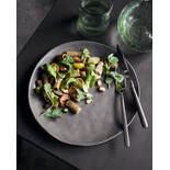 House Doctor Rustic dinerborden donkergrijs set van 6 stuks - 206262500 House Doctor Rustic dinerborden donkergrijs set van 6 stuks - 206262500