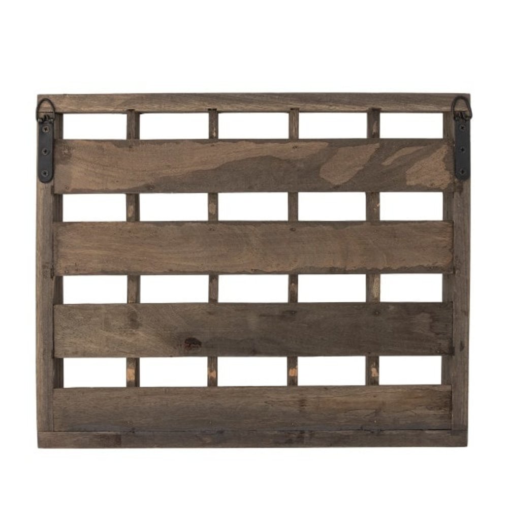 Bloomingville Scaffale da Parete in Legno, Casetta - 40x10x55 cm unisex  (bambini)