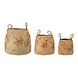Bloomingville Molli manden set van 3 stuks - 82053790 Bloomingville Molli manden set van 3 stuks - 82053790