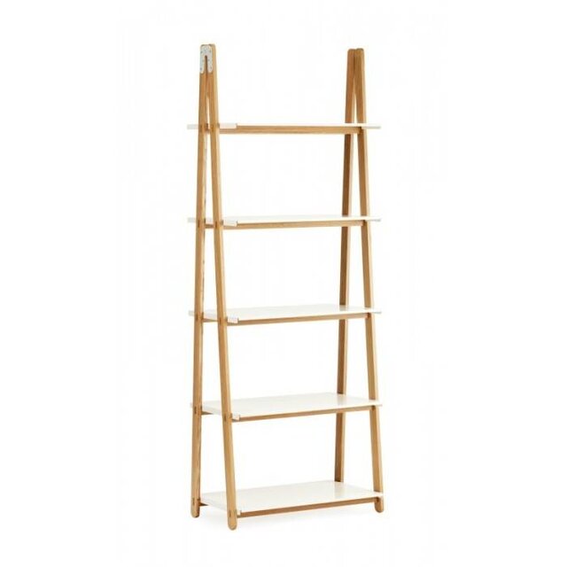 Normann Copenhagen One Step Up hög bokhylla vit