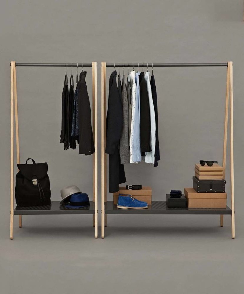 Normann Copenhagen Toj pequeño estante de ropa gris Normann Copenhagen Toj pequeño estante de ropa gris