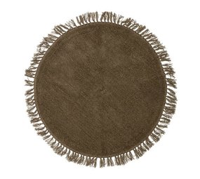 Bloomingville Lenea tæppe grønt