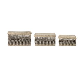 Bloomingville Sabel manden set van 3 stuks Bloomingville Sabel manden set van 3 stuks
