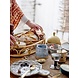 Bloomingville Idunn borden blauw set van 4 stuks - 82055763 Bloomingville Idunn borden blauw set van 4 stuks - 82055763