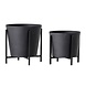 Bloomingville Ilse bloempotten set van 2 stuks - 82048824 Bloomingville Ilse bloempotten set van 2 stuks - 82048824
