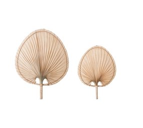 Bloomingville Oumou wanddecoratie set van 2 stuks Bloomingville Oumou wanddecoratie set van 2 stuks