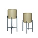 Hubsch Airy bloempotten set van 2 stuks - 941501 Hubsch Airy bloempotten set van 2 stuks - 941501