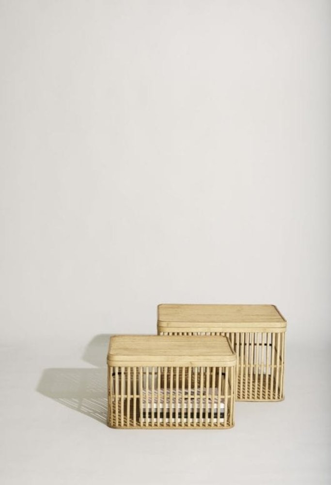 Hubsch Cheery baskets set of 2 pieces - 031501 Hubsch Cheery baskets set of 2 pieces - 031501