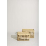 Hubsch Cheery baskets set of 2 pieces - 031501 Hubsch Cheery baskets set of 2 pieces - 031501