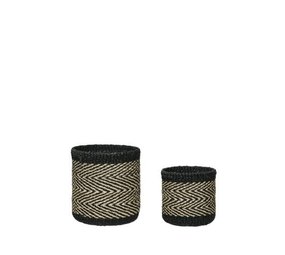 Hubsch Paniers croisés lot de 2 pièces