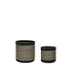 Hubsch Criss cross manden set van 2 stuks - 821506 Hubsch Criss cross manden set van 2 stuks - 821506