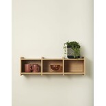 Hubsch Criss cross manden set van 2 stuks - 821506 Hubsch Criss cross manden set van 2 stuks - 821506